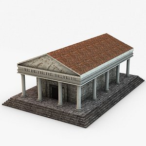 ancient temple 3d 3ds