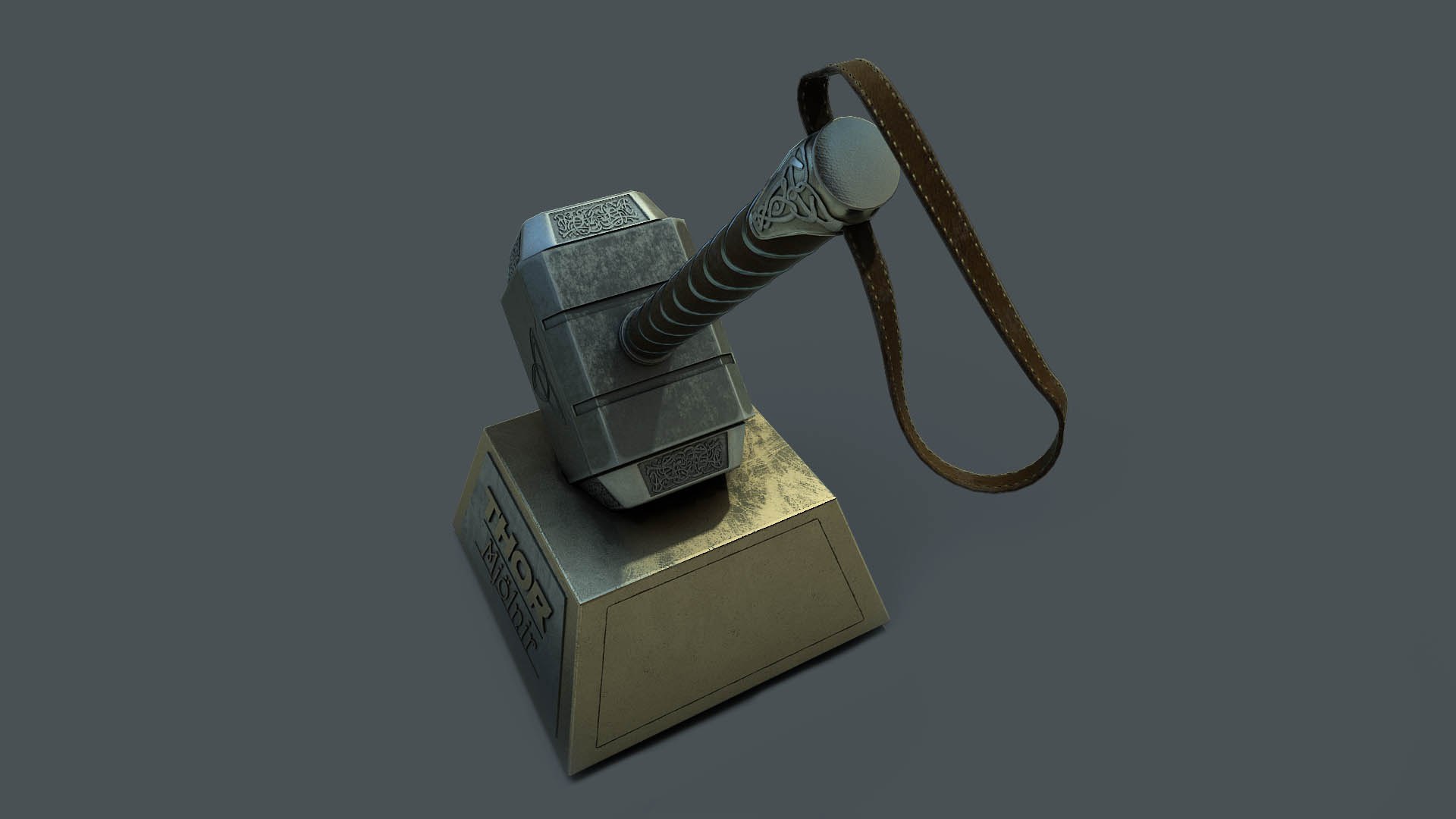 Thor Hammer Mjolnir 3D Model - TurboSquid 1326369