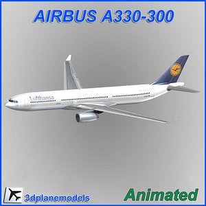 airbus a330-300 3d model