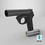 Unloaded Signal Pistol with Green Flare Cartridge