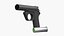 Unloaded Signal Pistol with Green Flare Cartridge