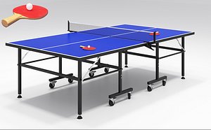 3D ping pong table