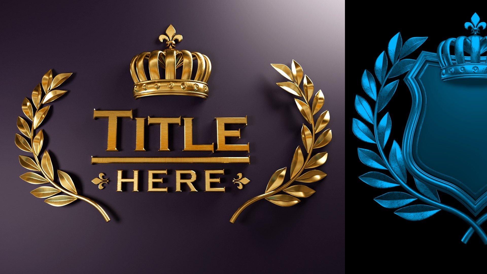 3D Crest Shield Royal TurboSquid 2284376