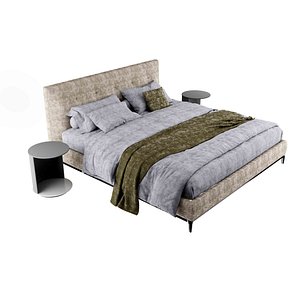 3D stylish-bed-blend-model model