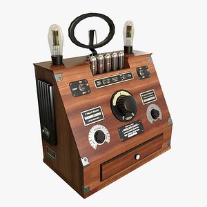 Radio Spirit of St. Louis Low Poly