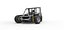 Vintage Dirt Modified stock car Version 6 while turning Scale 1 to 25