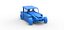 Vintage Dirt Modified stock car Version 6 while turning Scale 1 to 25