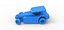 Vintage Dirt Modified stock car Version 6 while turning Scale 1 to 25