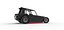 Vintage Dirt Modified stock car Version 6 while turning Scale 1 to 25