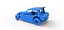 Vintage Dirt Modified stock car Version 6 while turning Scale 1 to 25