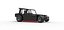 Vintage Dirt Modified stock car Version 6 while turning Scale 1 to 25