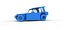 Vintage Dirt Modified stock car Version 6 while turning Scale 1 to 25