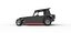 Vintage Dirt Modified stock car Version 6 while turning Scale 1 to 25
