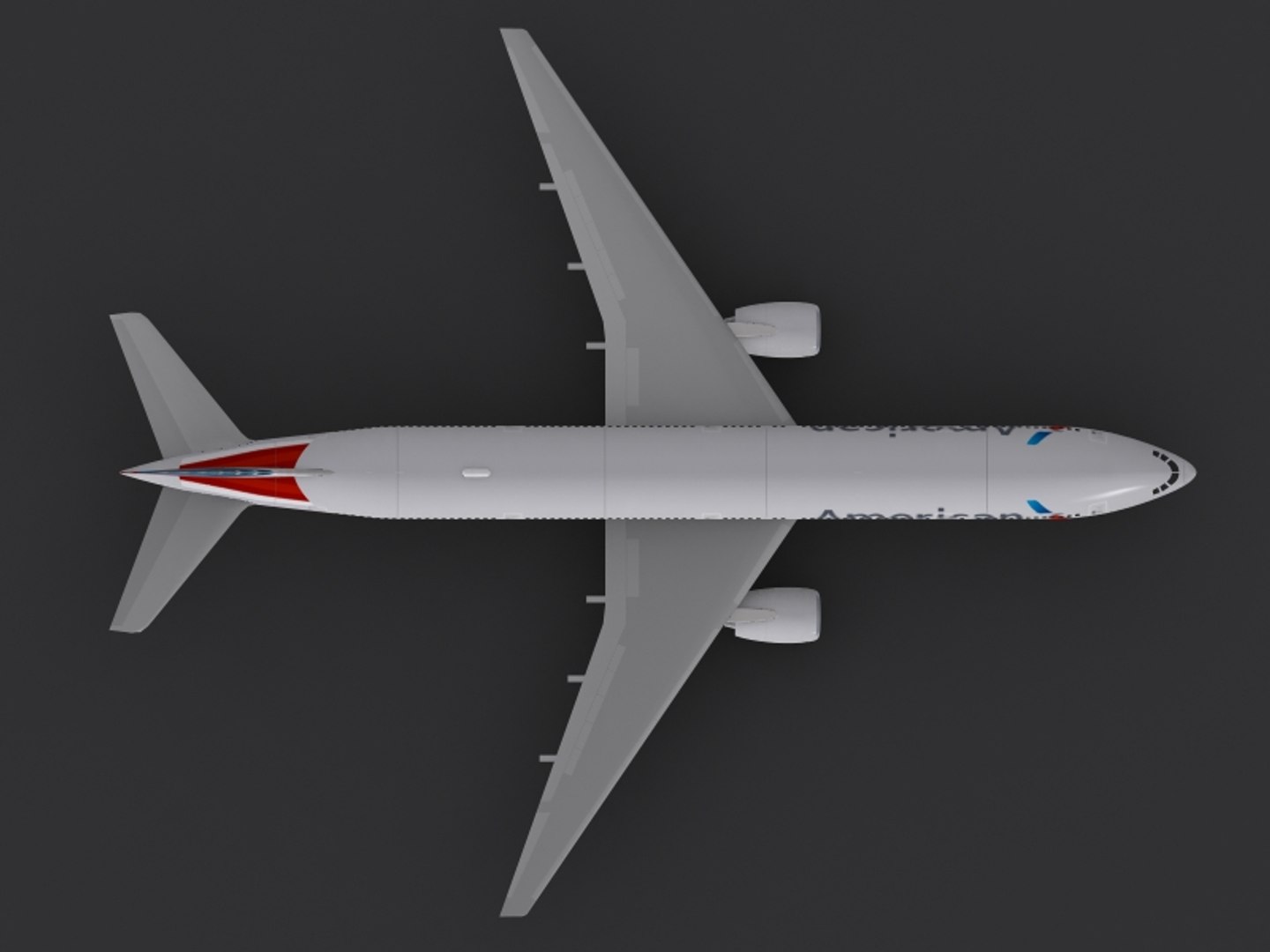 Boeing 777-300 Er American Airlines Dxf