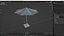 Garden Patio Umbrella Center Pole Open