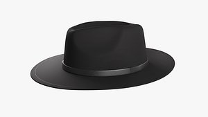 fedora hat 3D