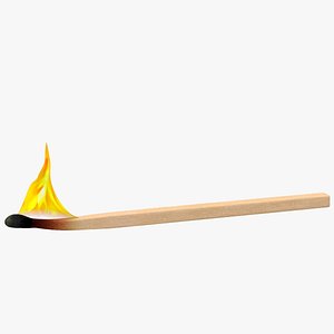 matchstick flame 3D model