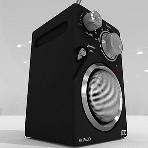 JGC Radio Rigged and Animated