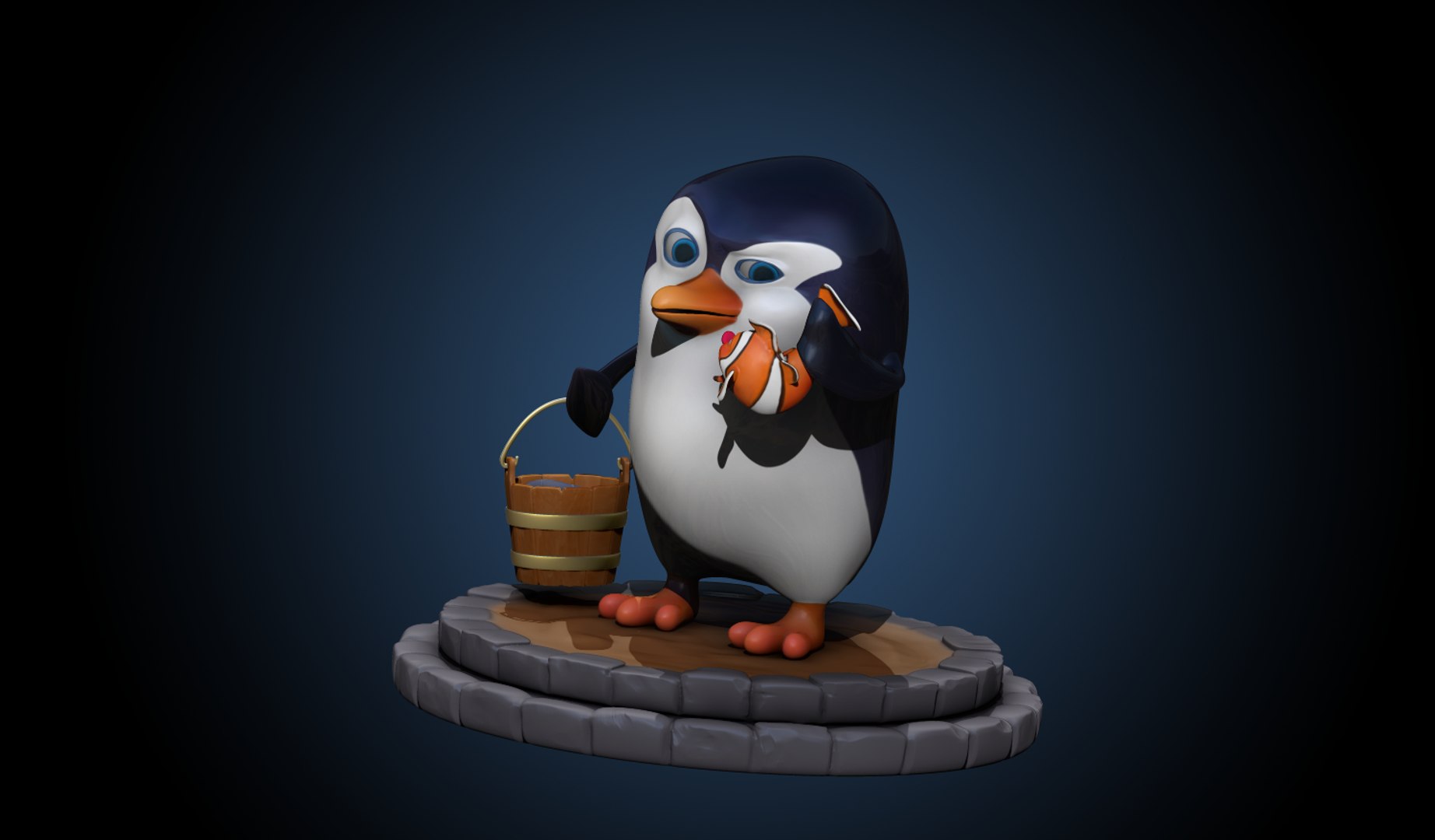 3D Penguin Clownfish Model - TurboSquid 1363239