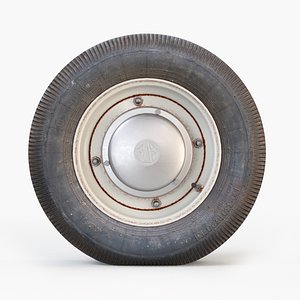 wheel tire vintage 3d max