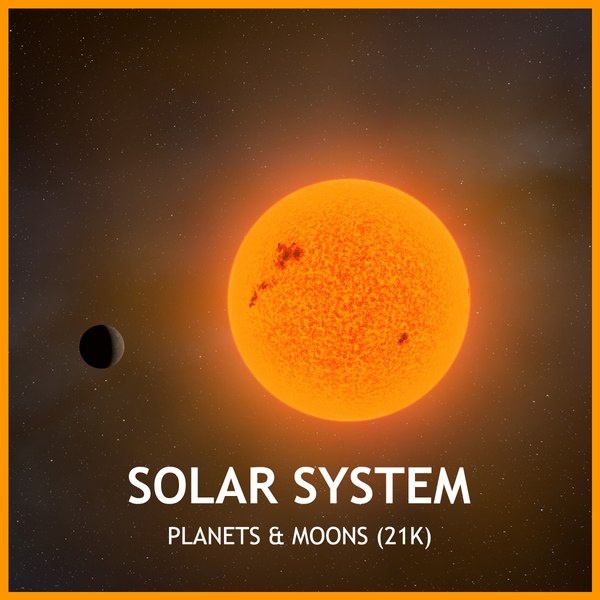 sun planet 3d model