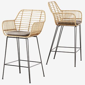 3D Bar stool Malibu