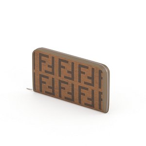 3d fendi wallet model