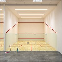 Squash Court Interior Scene