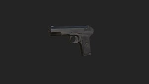 3D Pistol 3D Model 017 model