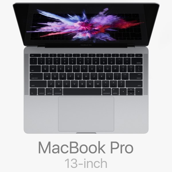 MacBook Pro 13インチ2017 A17083Dモデル - TurboSquid 1093454