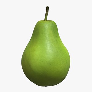3D Pear Low Poly