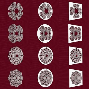 mandala frames vol 01 3D model