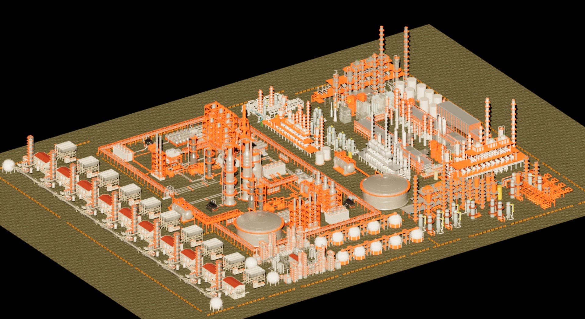 3D Modular Industrial Refinery and Chemical Plant Complex 3D Environment Kit model https://p.turbosquid.com/ts-thumb/tD/Msf5z8/61/untitledproject20260723t194623.900/jpg/1784821726/1920x1080/fit_q87/8dad5b4d1927e97816b7f6e6a10a6867052ac2be/untitledproject20260723t194623.900.jpg