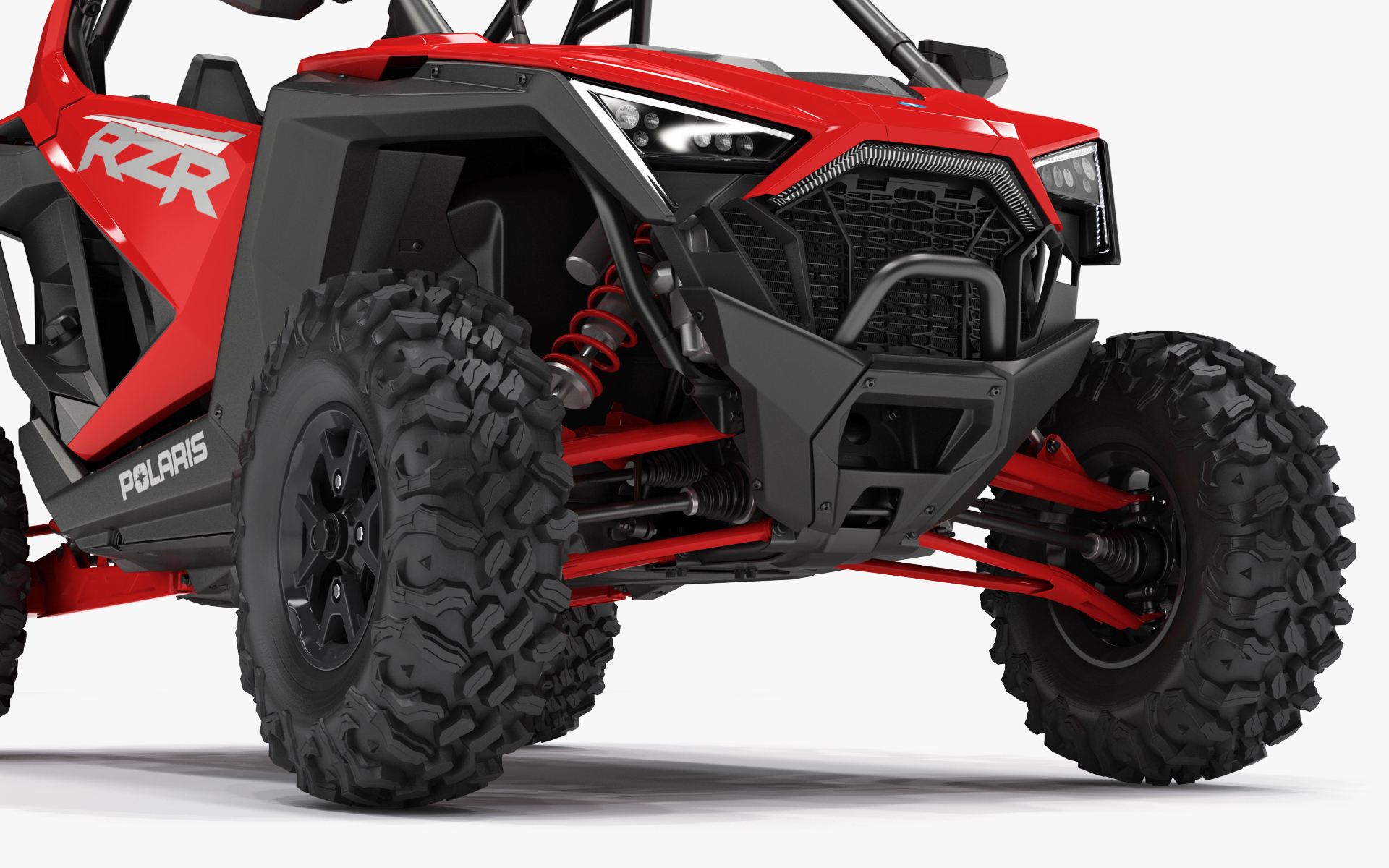 modelo 3d Polaris RZR PRO XP Premium Rojo - TurboSquid 1704406
