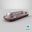 London River Cruises Boat 3D