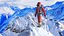 Snow Covered Climber on Snow Peak model