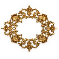 Luxury Baroque Ceiling Medallion Center Relief STL CNC 04