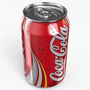 Beverage Can 330 ml Coca Cola 3D model
