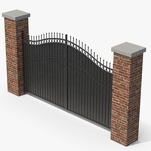 Metal Gates 3D model