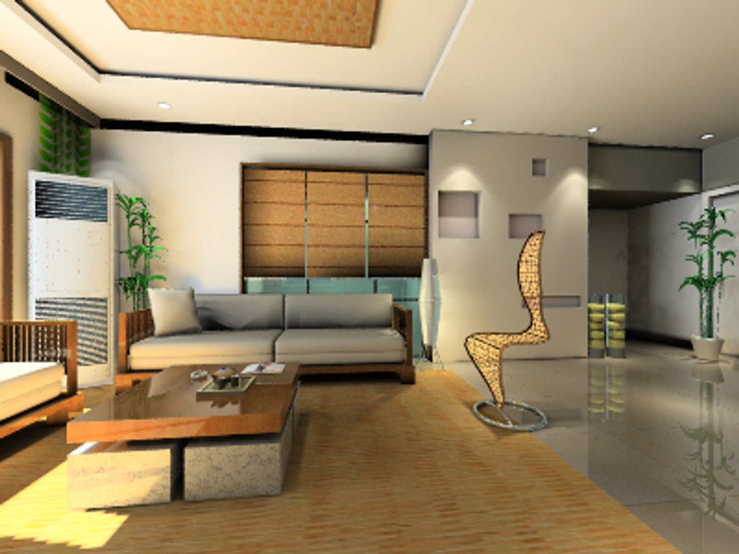 3d model of interior design