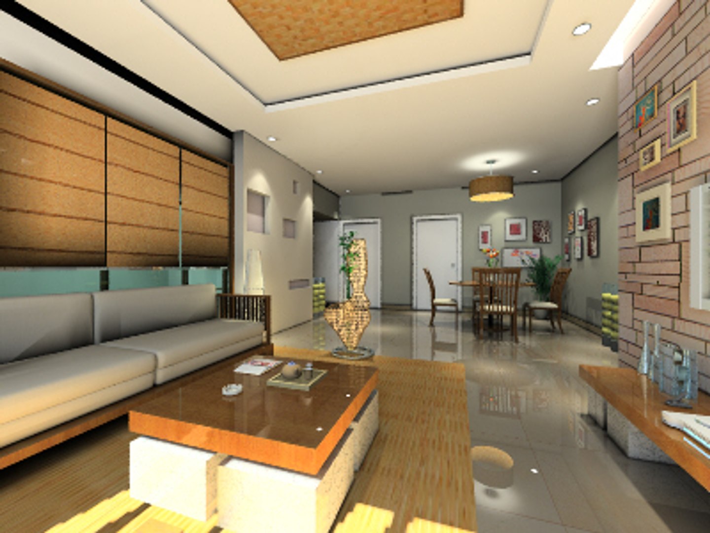 3d model of interior design