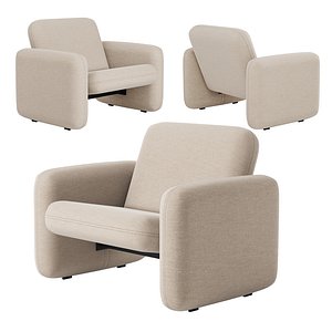 Wilkes Lounge Chair By Herman Miller 3D