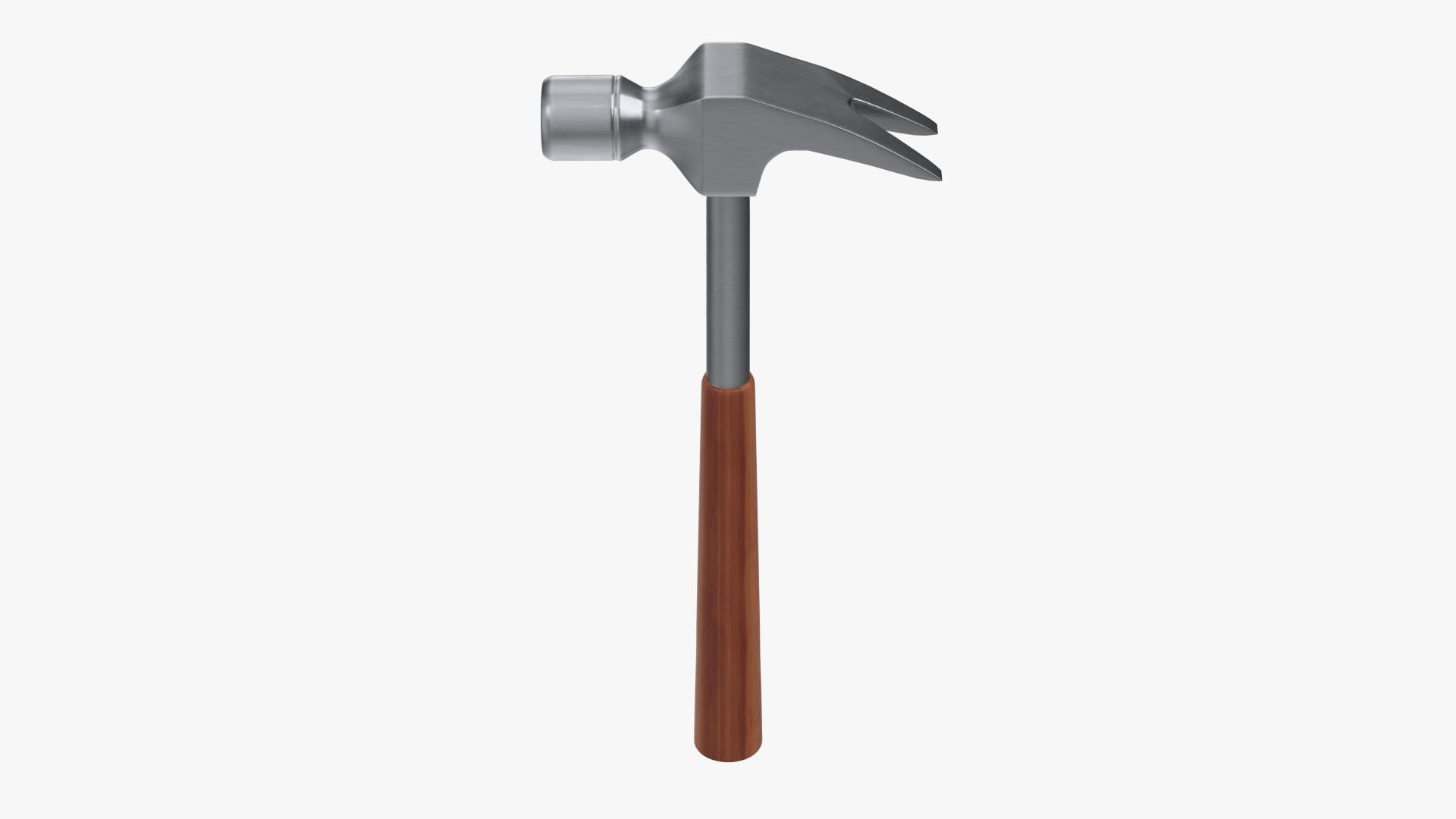 claw hammer wooden handle 3D model https://p.turbosquid.com/ts-thumb/tD/hiPH8d/QH/claw_hammer_with_wooden_handleturntables/jpg/1612961620/1920x1080/turn_fit_q99/cbbea9e973aae7275a509ca9b2a57c8d923de414/claw_hammer_with_wooden_handleturntables-1.jpg