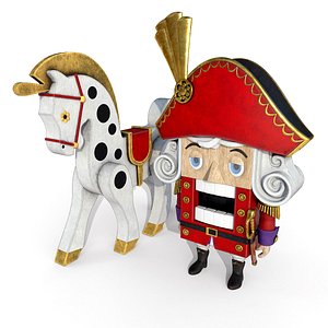 3D Nutcracker Horse model