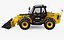 3D Telehandler JCB 535-125 Loader Shovel model
