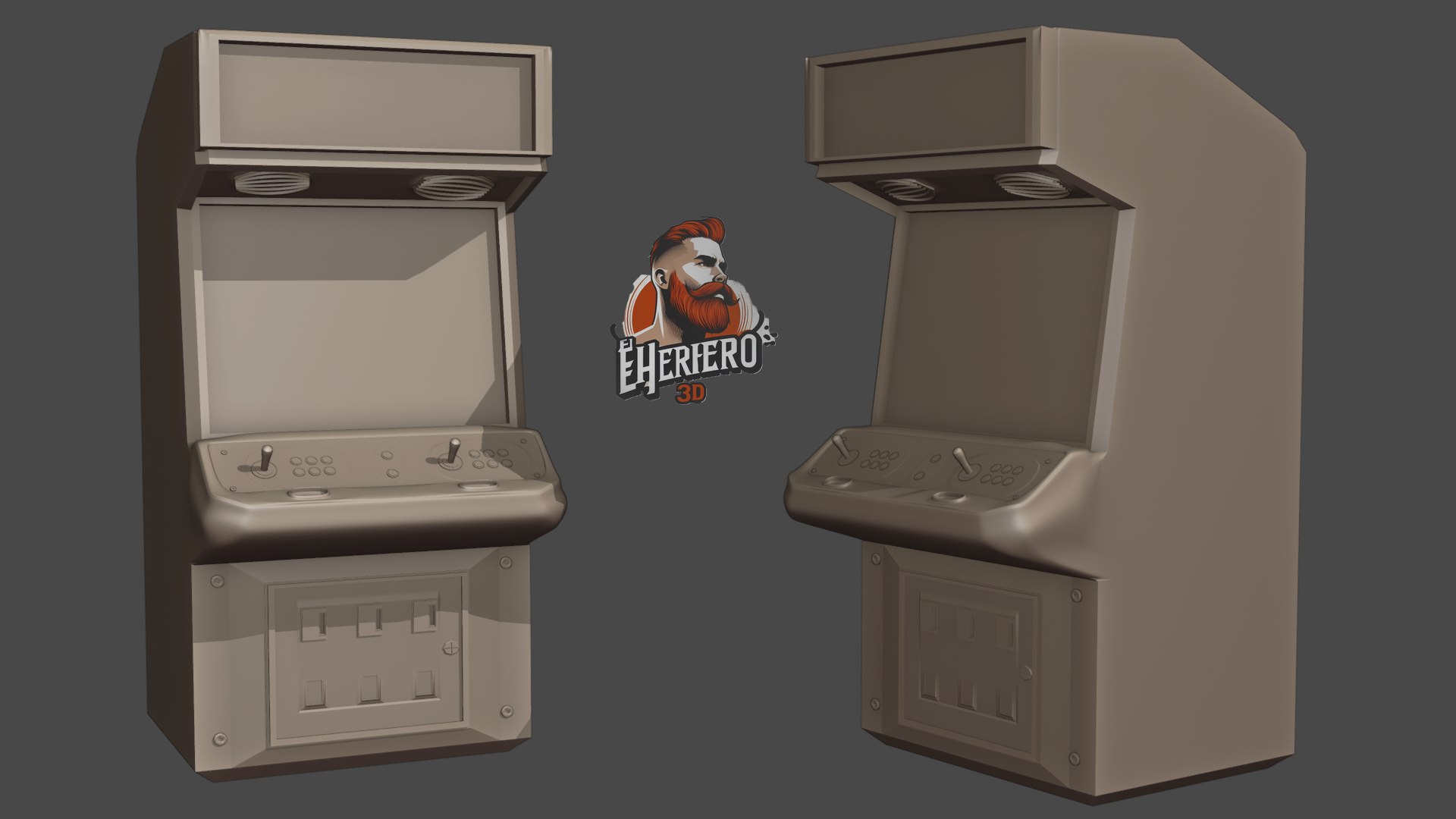 RETRO ARCADE MACHINE 3D Model - TurboSquid 2188361