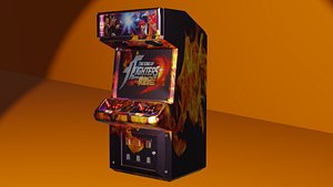 RETRO ARCADE MACHINE 3D model