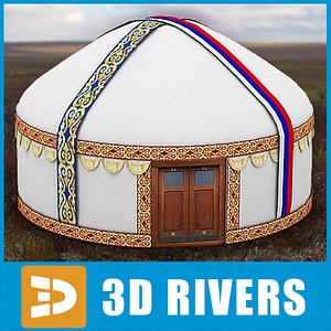 nomad tent home 3d model