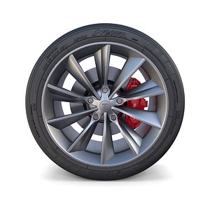 Tesla Model X Wheel and Brake