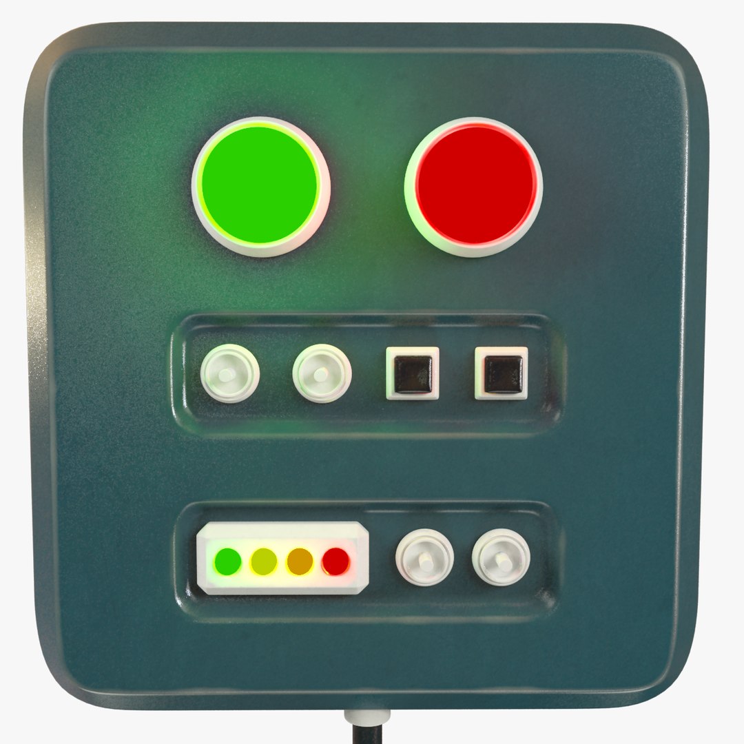 3D Control Panel - TurboSquid 1289847
